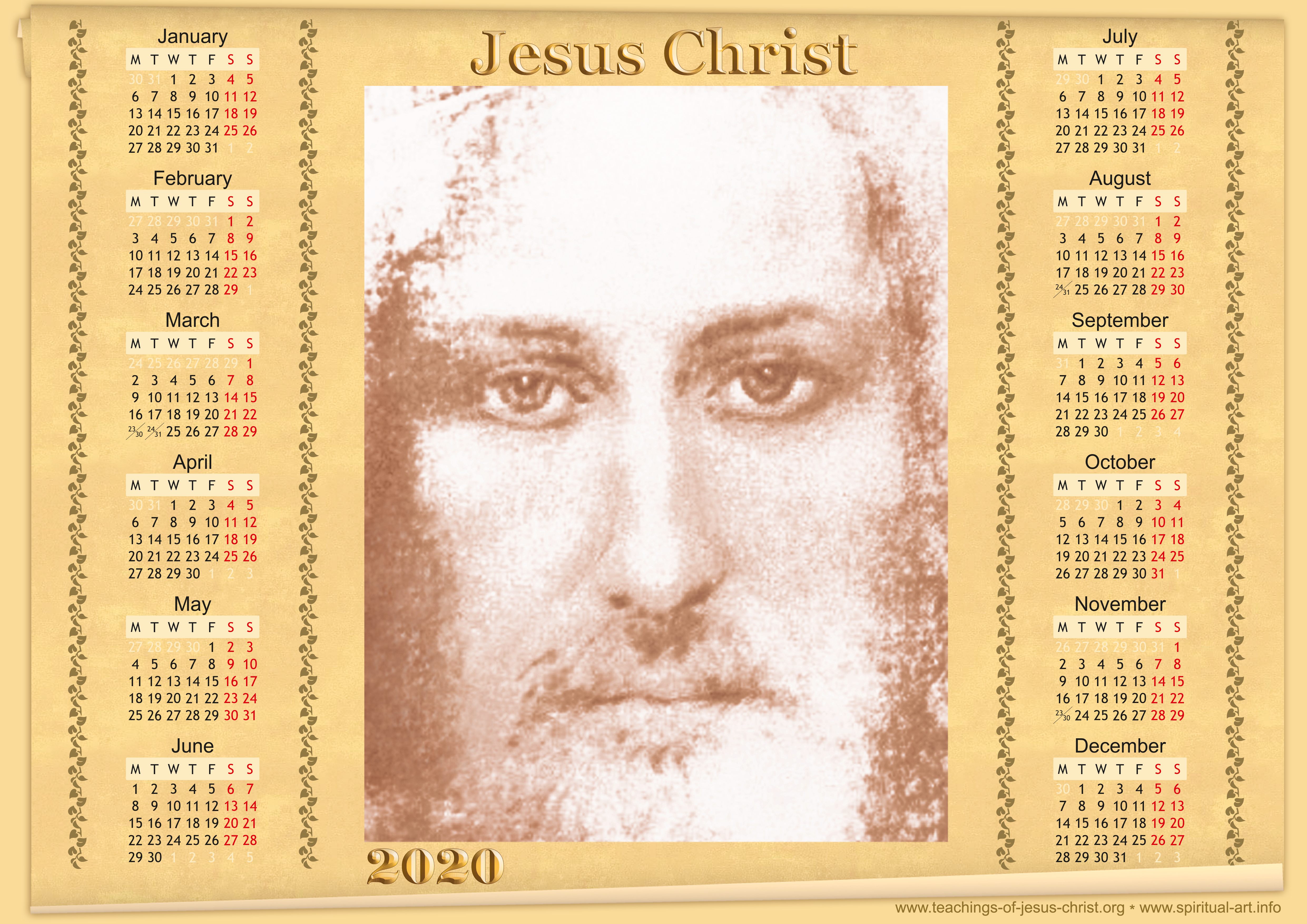 jesus-christ-calendar